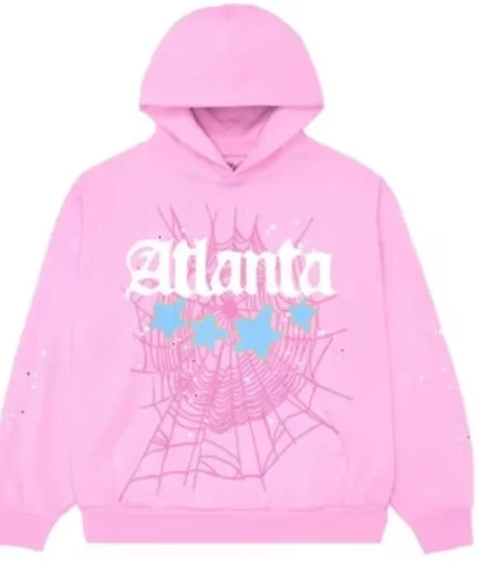 Sp5der Atlanta Hoodie Pink