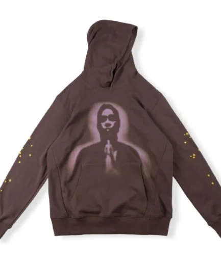 Sp5der Thug Brown Sp5der Hoodie