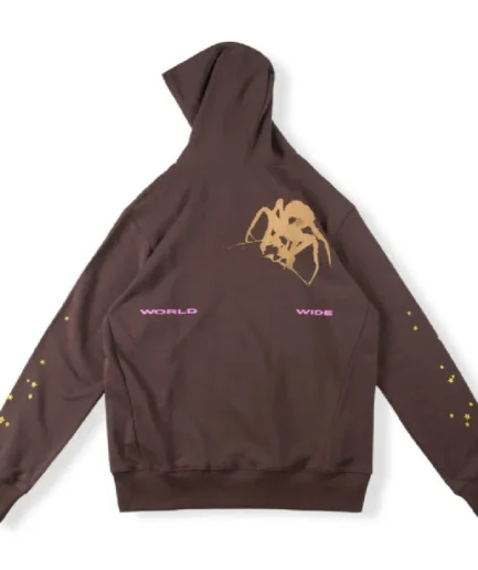 Sp5der Thug Brown Sp5der Hoodie